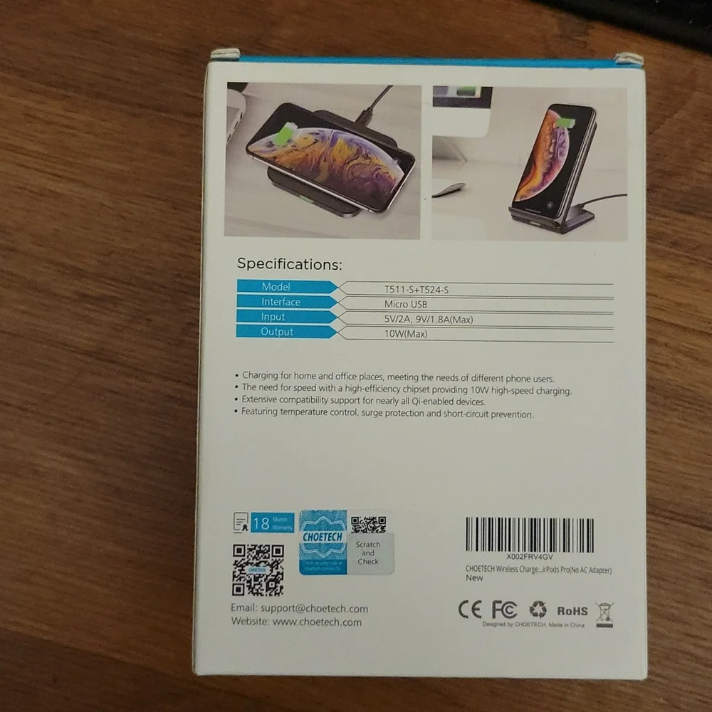 MINI FOLDING WIRELESS CHARGER 3 IN 1 CHARGING STATION Phone Watch Ear NEW …